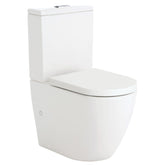 Fienza Koko Back-to-Wall Toilet Suite, Gloss White